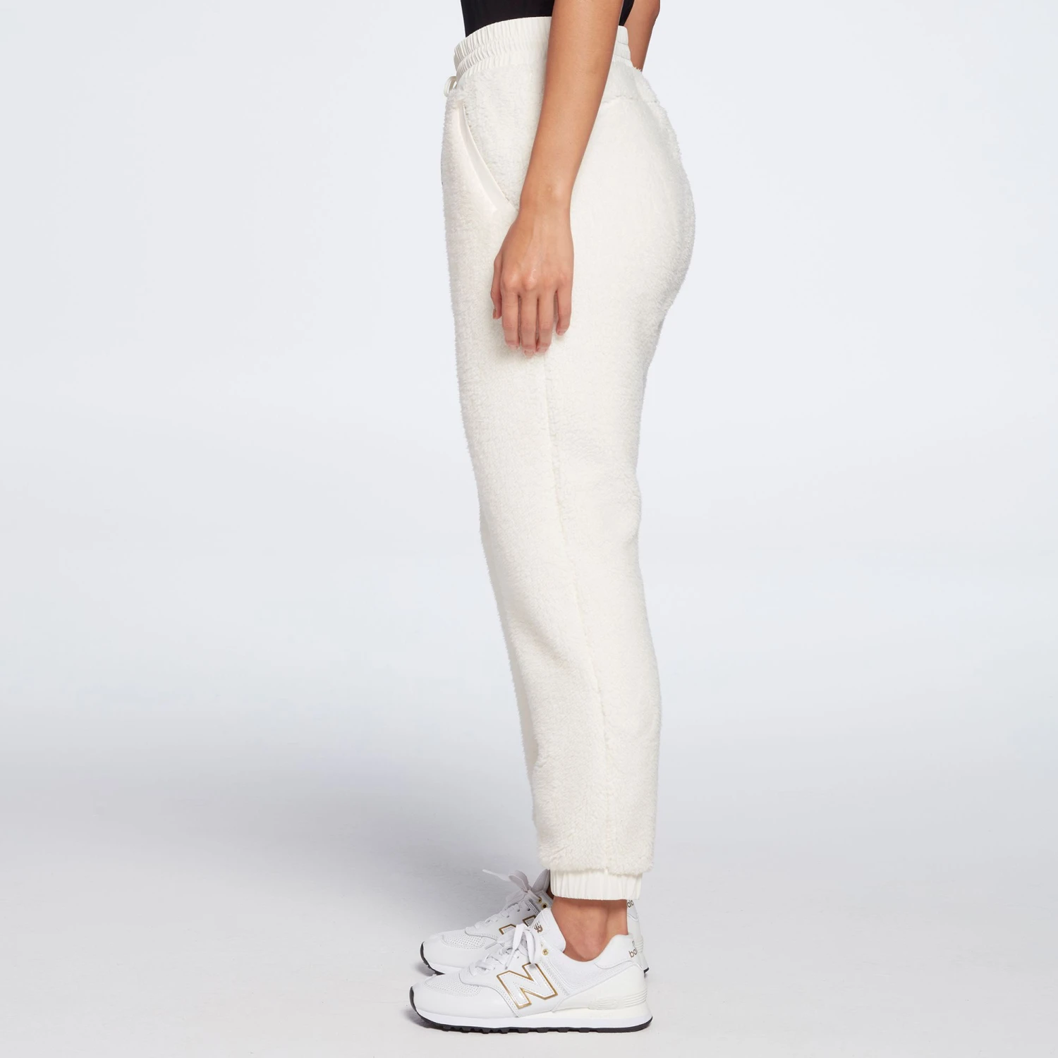 Alpine Design Women's Down Home Sherpa Pants For Women Unbleached - Image 4