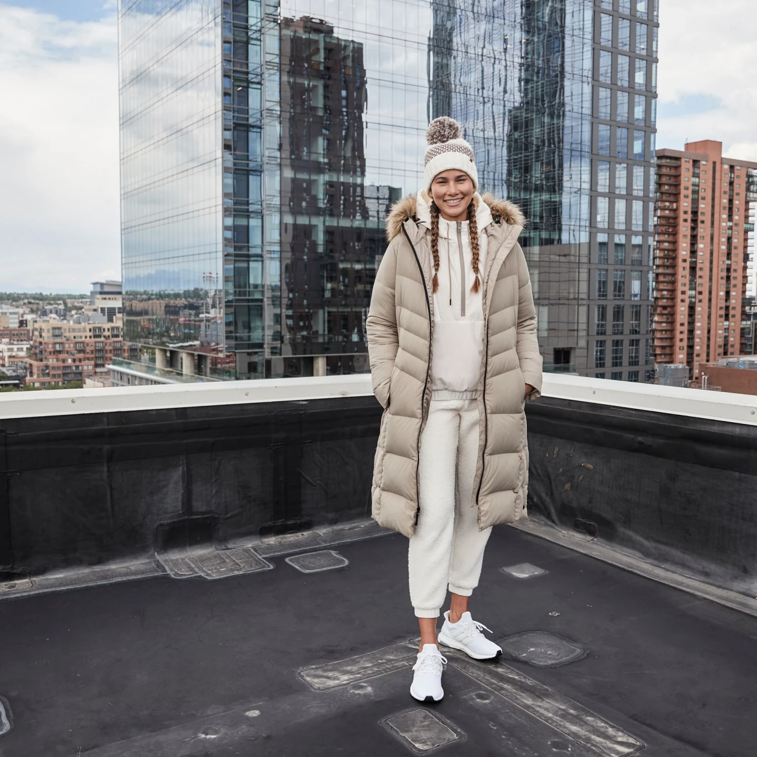 Alpine Design Women's Down Home Sherpa Pants For Women Unbleached - Image 5