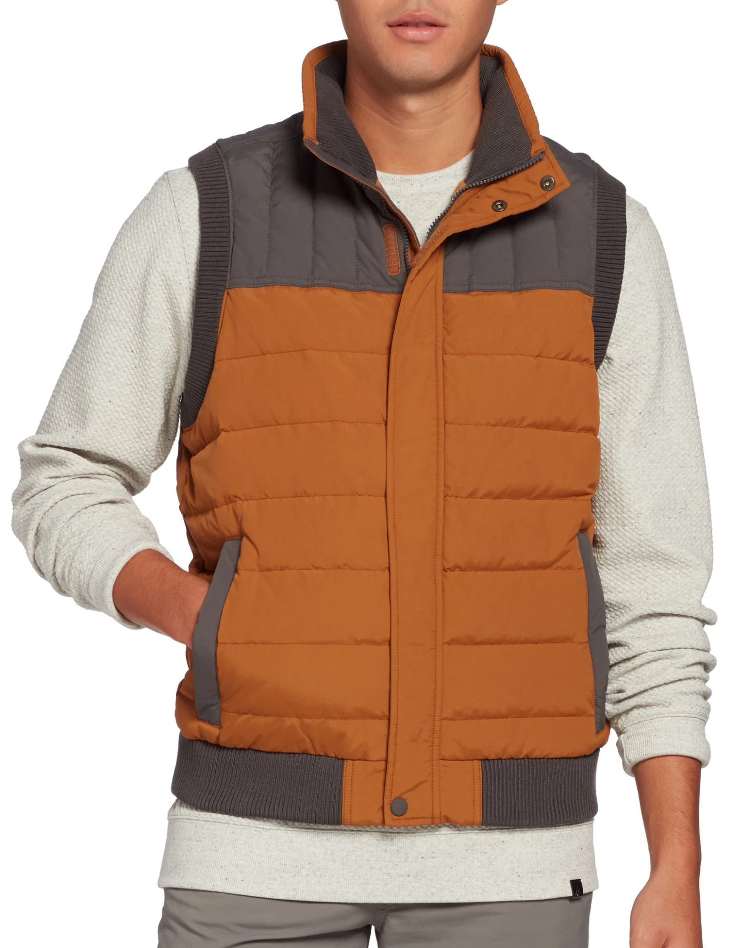 Alpine Design Men's Ember Mountain Down Vest For Men Roasted Caramel