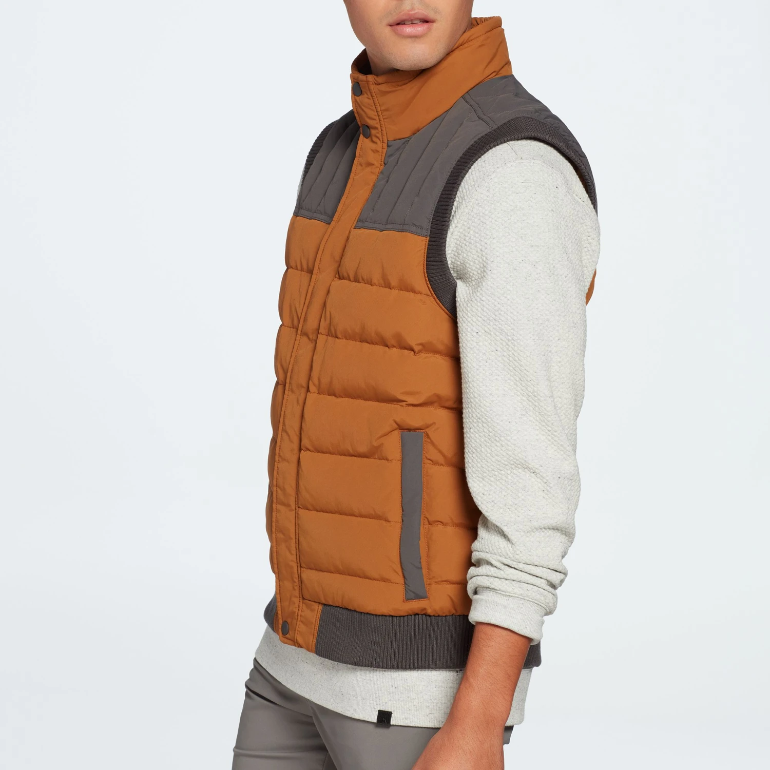 Alpine Design Men's Ember Mountain Down Vest For Men Roasted Caramel - Image 4