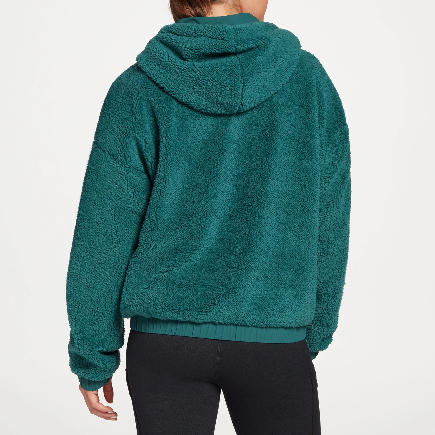 Alpine Design Women's Down Home Reversible Sherpa Jacket For Women Conifer/citron Crush - Image 5