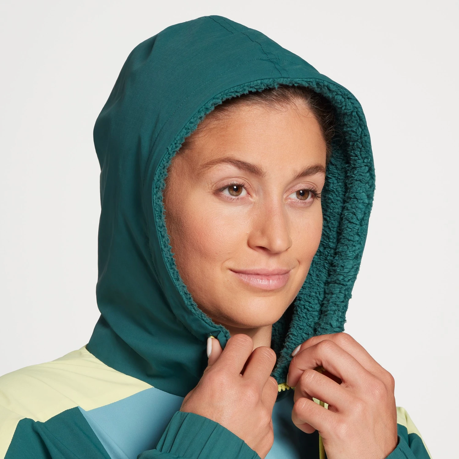 Alpine Design Women's Down Home Reversible Sherpa Jacket For Women Conifer/citron Crush - Image 8