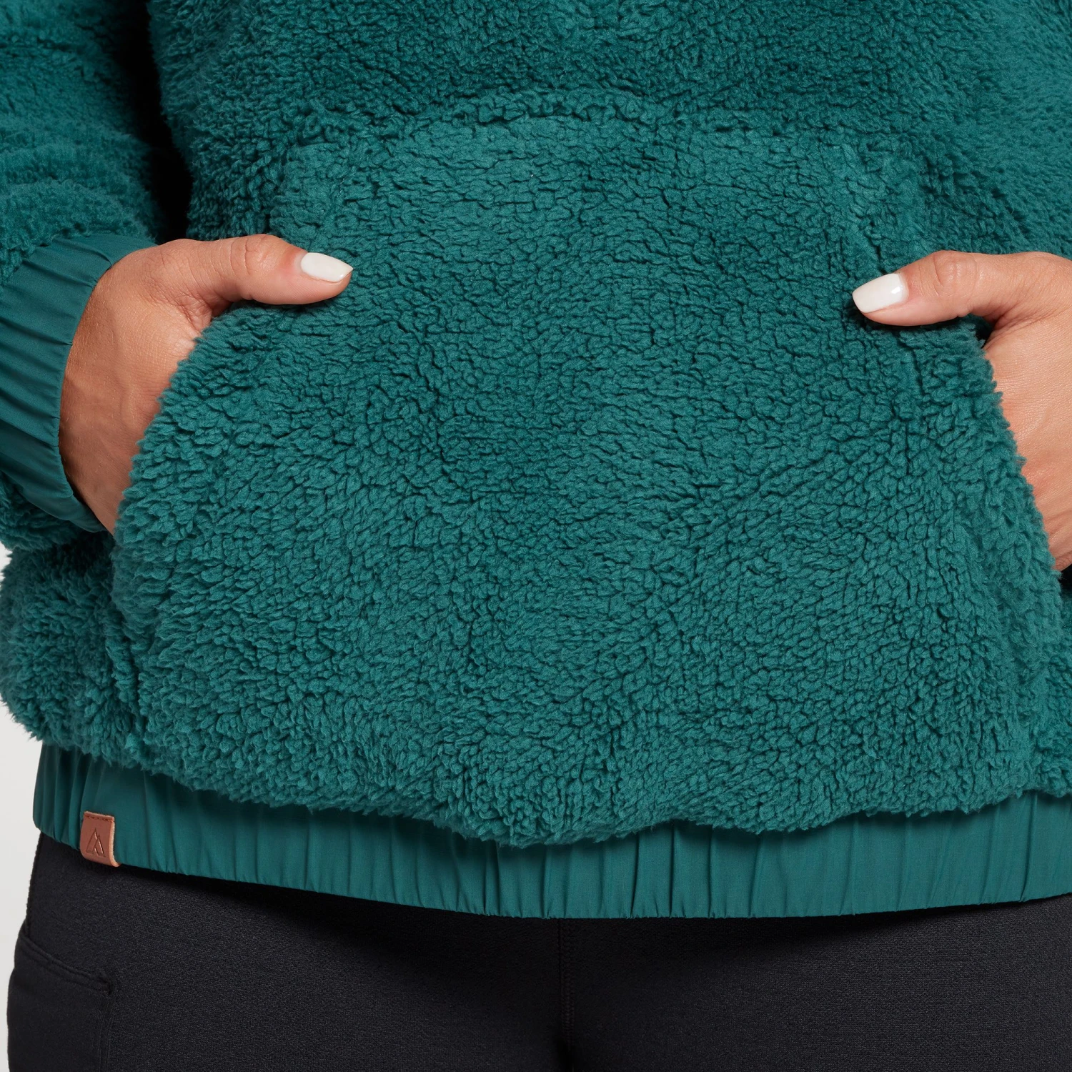 Alpine Design Women's Down Home Reversible Sherpa Jacket For Women Conifer/citron Crush - Image 11