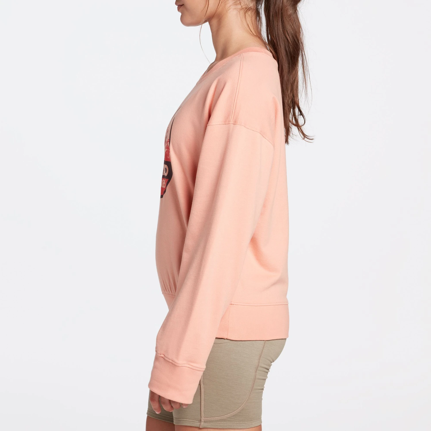 Alpine Design Women's Colorado Fleece Crewneck Sweatshirt For Women Summer Peach - Image 4