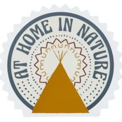 Alpine Design Nature Sticker For Unisex