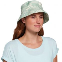 Alpine Design Women's Bucket Hat For Women Mint Palm Print