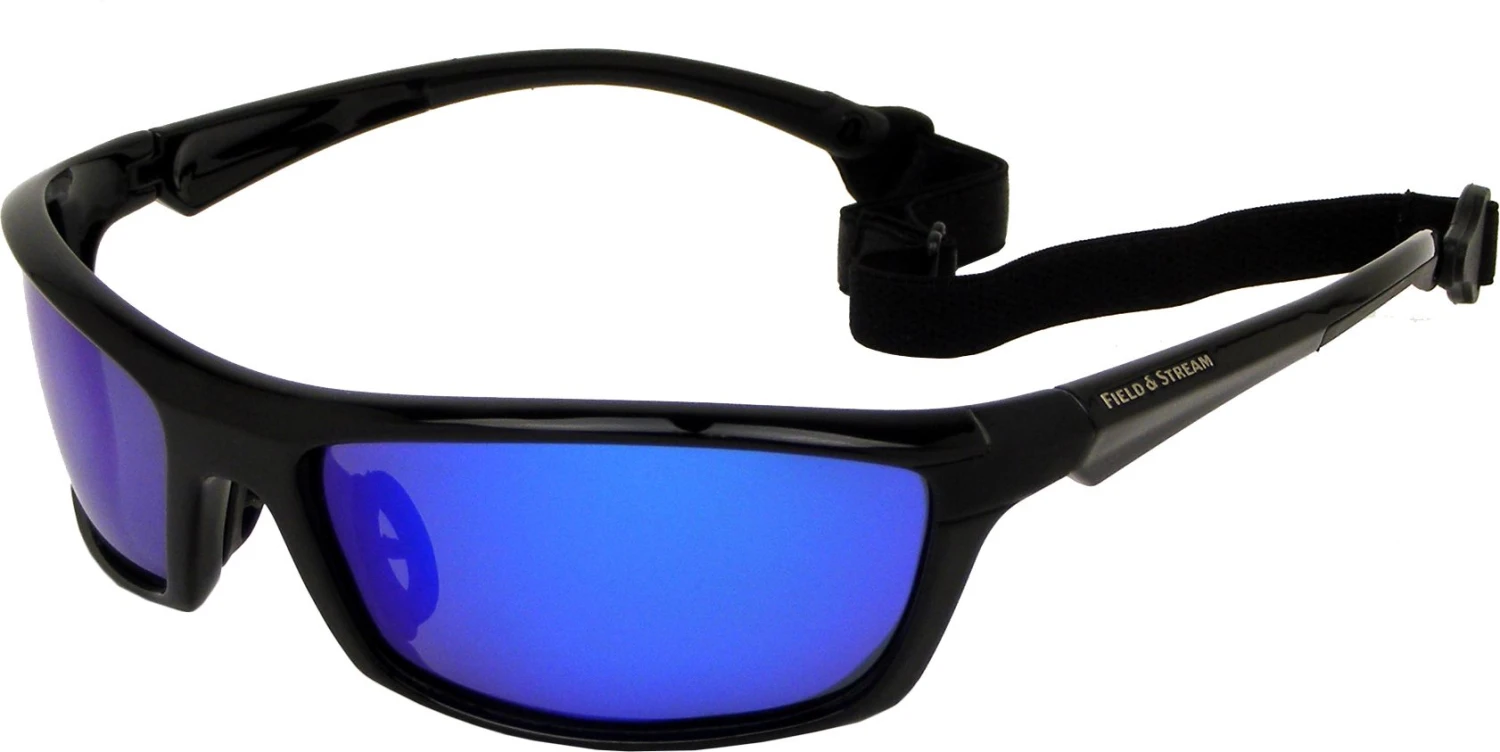 Alpine Design Croaker Sunglasses For Men Black/blue Mirror