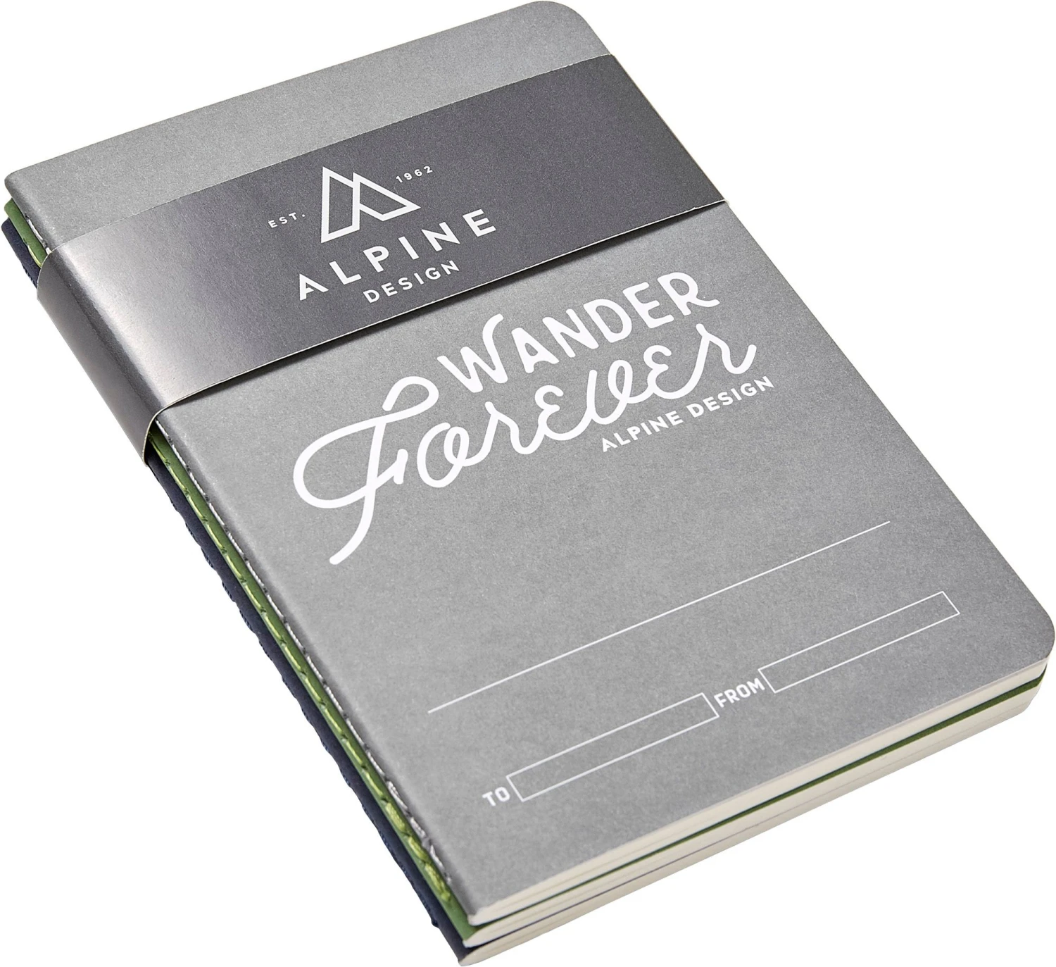 Alpine Design Field Notebooks - 3 Pack For Unisex Blue/green - Image 2