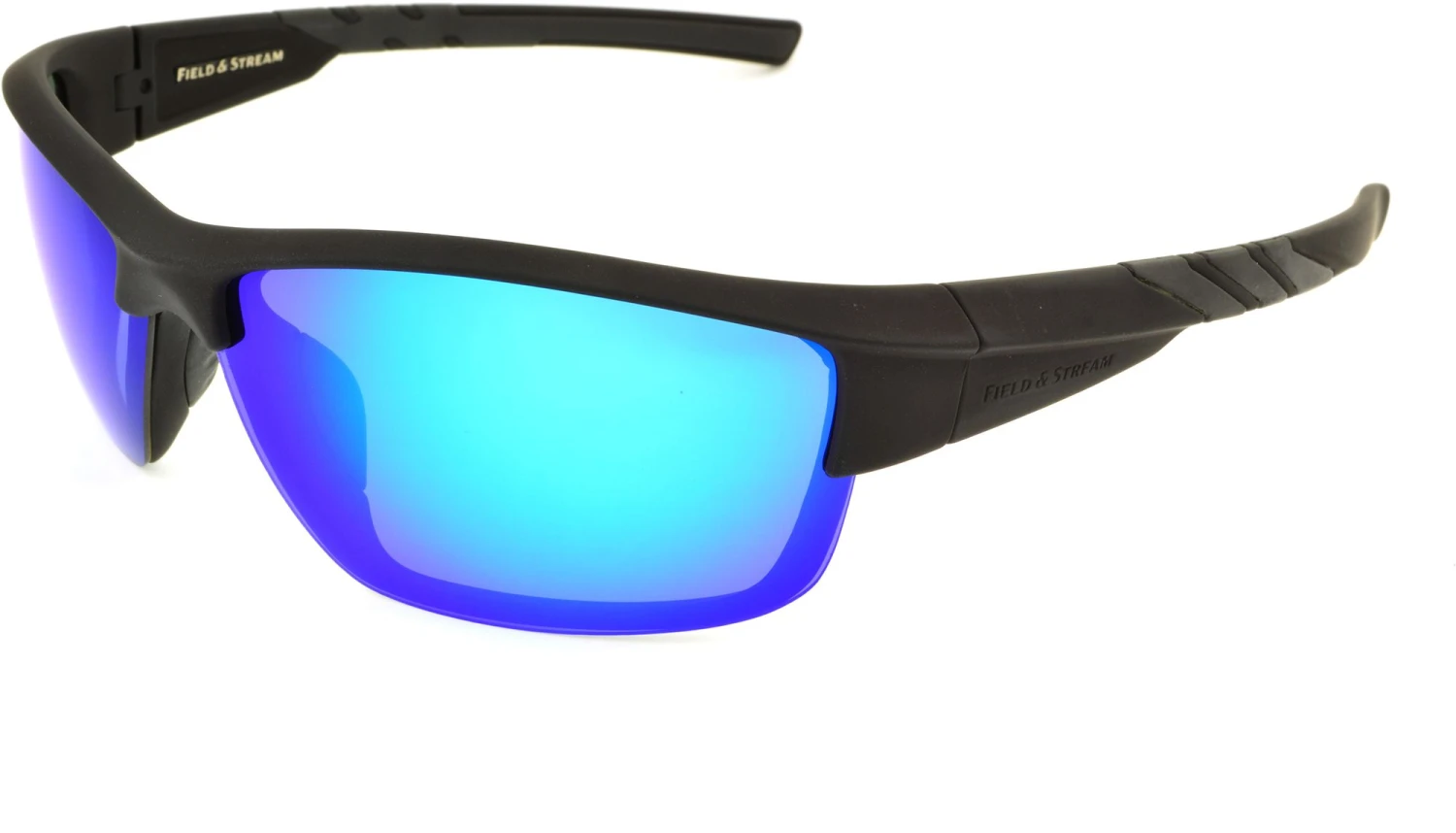 Alpine Design Feist Polarized Sunglasses For Men Black Smoke/blue Mirror
