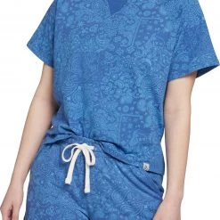 Alpine Design Women's French Terry Short Sleeve T-Shirt For Women Unbleached