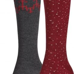 Alpine Design Women's Snow Sport Socks – 2 Pack For Women Navy