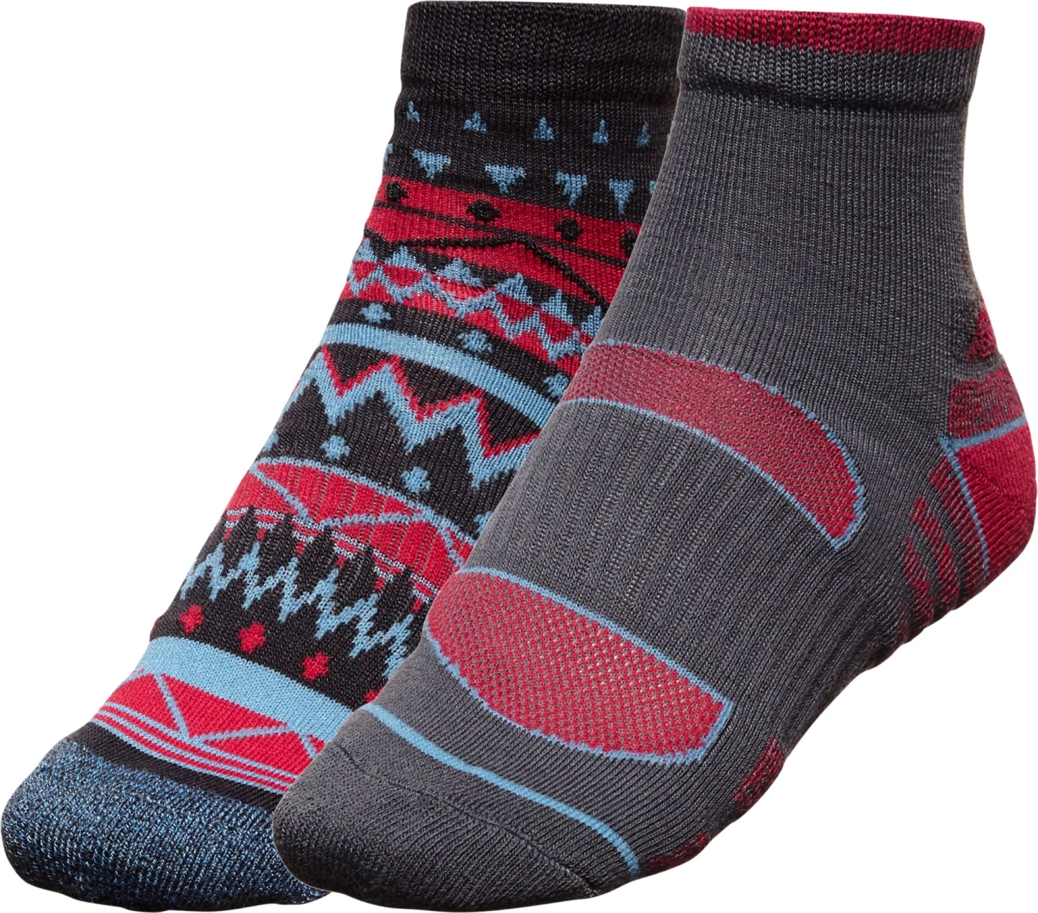 Alpine Design Women's Explorer Quarter Socks – 2 Pack For Women Grape
