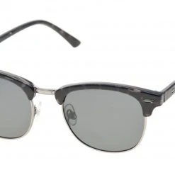 Alpine Design Round Metal Grey Tort Polarized Sunglasses For Men