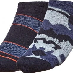 Alpine Design Men's Explorer Low Cut Tab Socks – 2 Pack For Men Blue